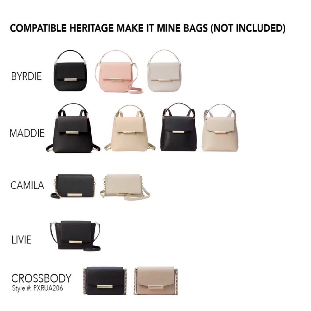 Kate Spade Make it Mine Black Floral 3D flap and strap - Picture 5 of 7
